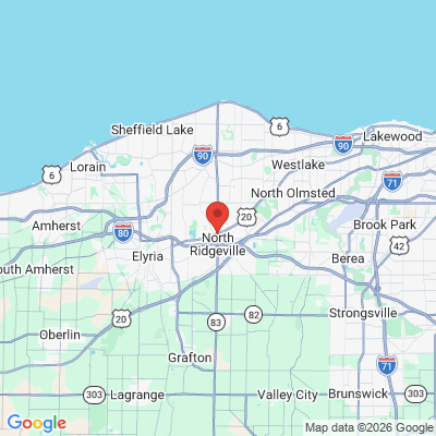 Map to  office in North Ridgeville, OH