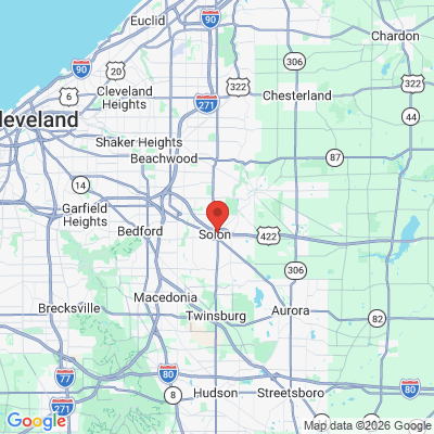 Map to  office in Solon, OH