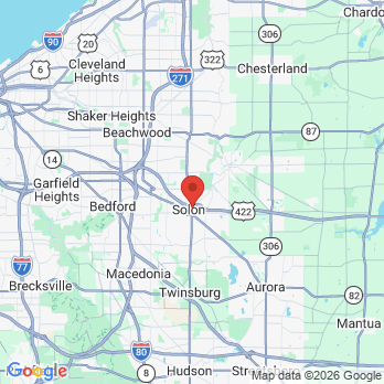 Map to Dr. Gregory S. Myers, DDS office in Solon, OH