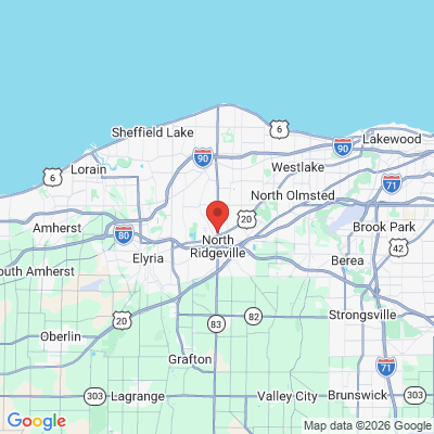 Map to  office in North Ridgeville, OH