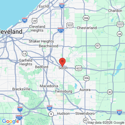 Map to  office in Solon, OH