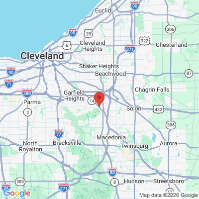 Map to  office in Bedford, OH
