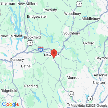 Map to Brookview Dental office in Newtown, CT