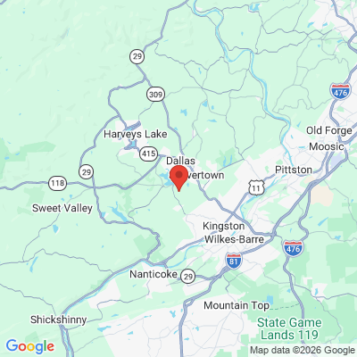 Map to  office in Shavertown, PA
