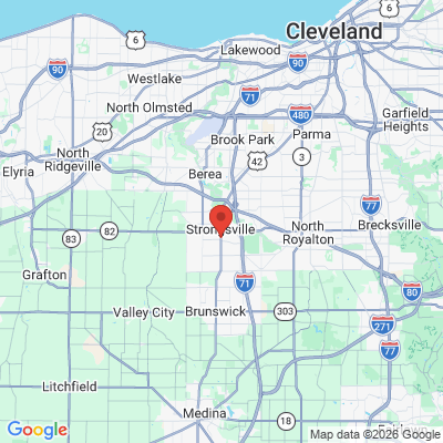 Map to  office in Strongsville, OH