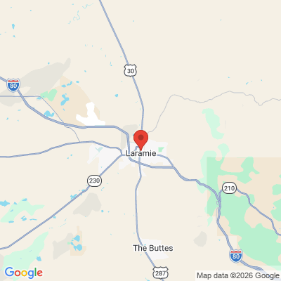 Map to  office in Laramie, WY
