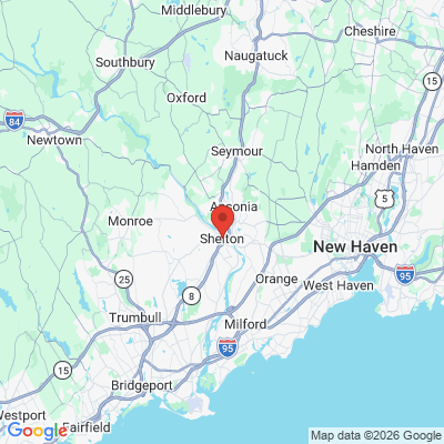 Map to  office in Shelton, CT