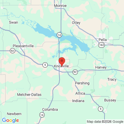 Map to  office in Knoxville, IA