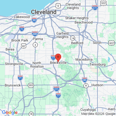 Map to  office in Brecksville, OH