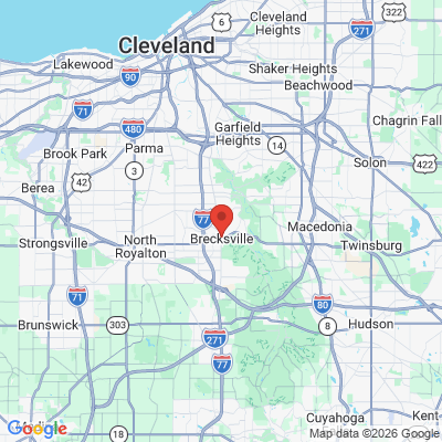 Map to  office in Brecksville, OH
