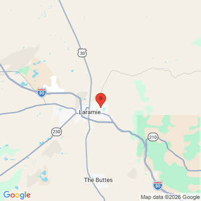 Map to  office in Laramie, WY