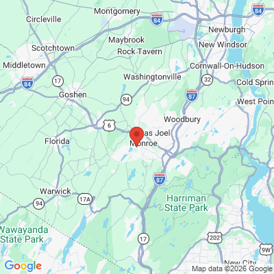 Map to  office in Monroe, NY