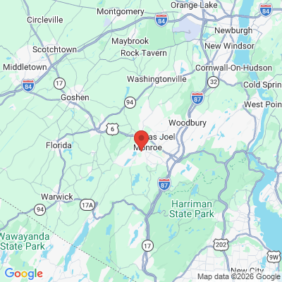 Map to  office in Monroe, NY