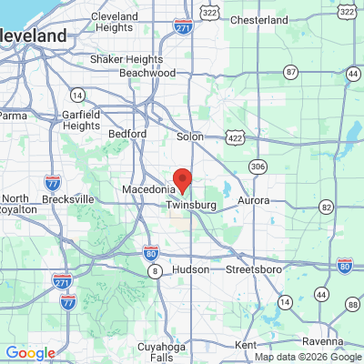 Map to  office in Twinsburg, OH