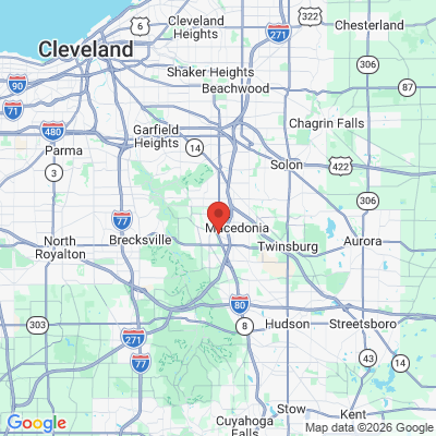 Map to  office in Macedonia, OH