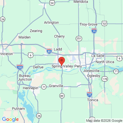 Map to  office in Spring Valley, IL