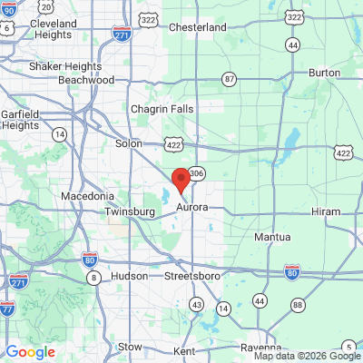 Map to  office in Aurora, OH