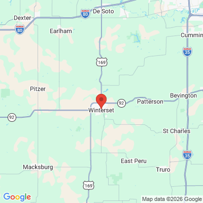 Map to  office in Winterset, IA