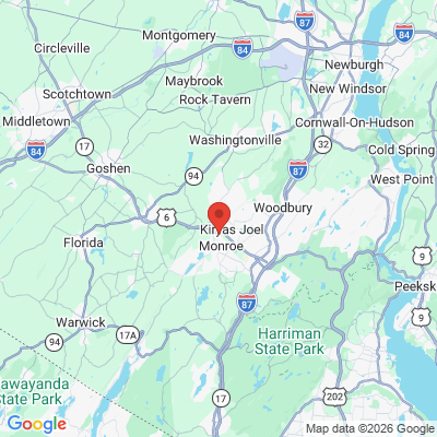Map to  office in Monroe, NY