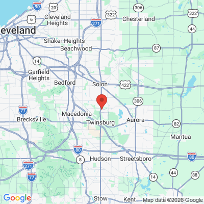 Map to  office in Twinsburg, OH