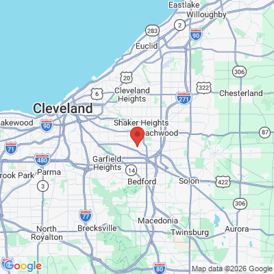 Map to  office in Highland Hills, OH