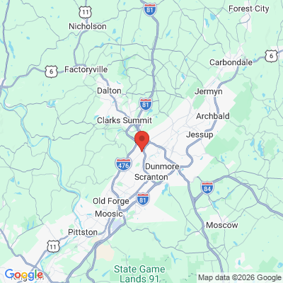 Map to  office in Scranton, PA