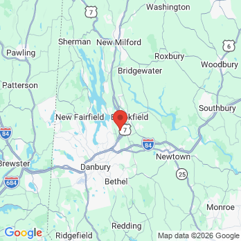 Map to Brookfield Pediatric Dental office in Brookfield, CT