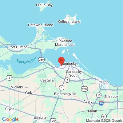 Map to  office in Sandusky, OH