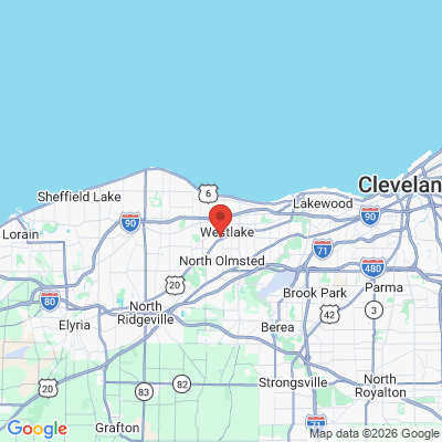 Map to  office in Westlake, OH
