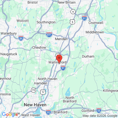 Map to  office in Wallingford, CT