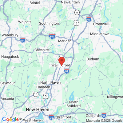 Map to  office in Wallingford, CT