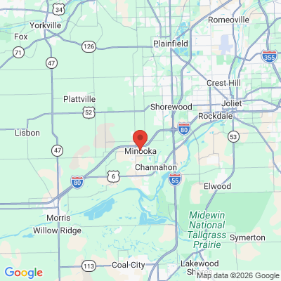 Map to  office in Minooka, IL