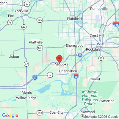 Map to  office in Minooka, IL