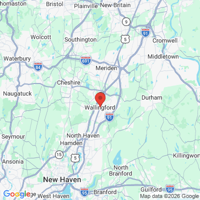 Map to  office in Wallingford, CT