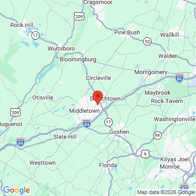 Map to  office in Middletown, NY