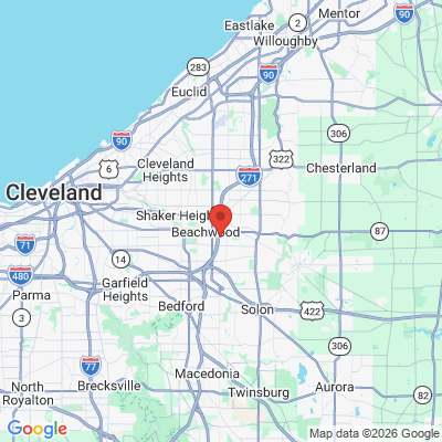 Map to  office in Beachwood, OH