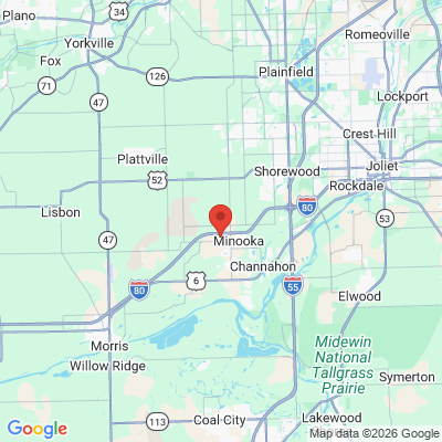 Map to  office in Minooka, IL