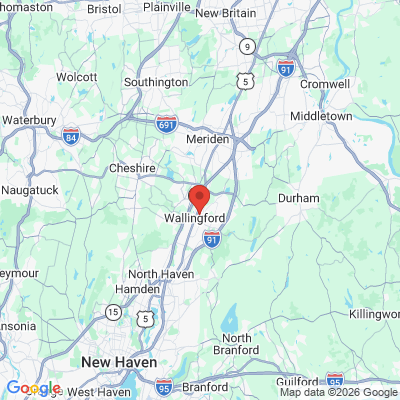 Map to  office in Wallingford, CT