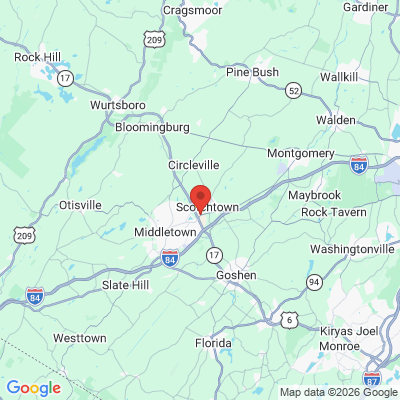 Map to  office in Middletown, NY