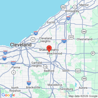 Map to  office in Shaker Hts, OH