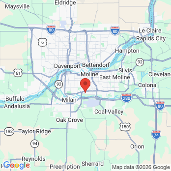 Map to Primary Office Center for Dentistry and Oral Wellness office in Moline, IL