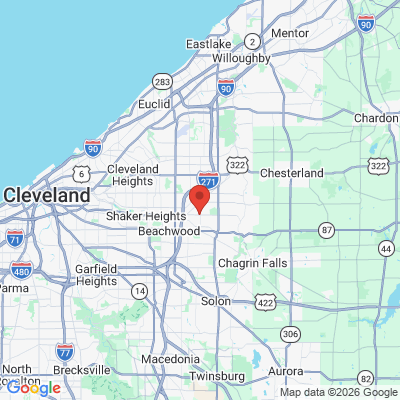 Map to  office in Pepper Pike, OH