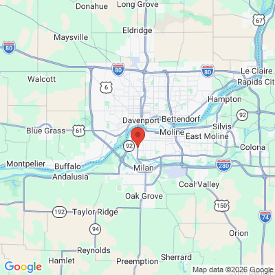 Map to  office in Community Health Care Inc