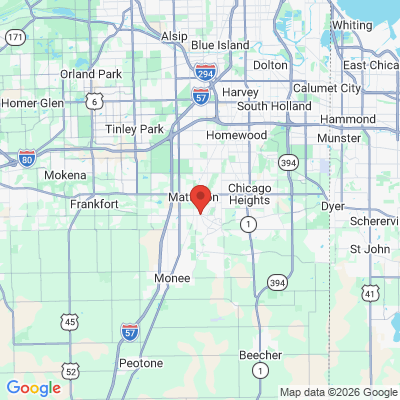 Map to  office in Richton Park, IL