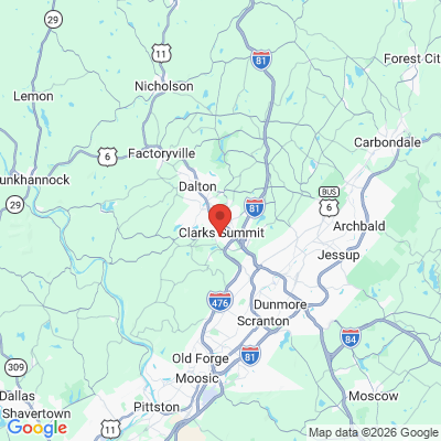 Map to  office in Clarks Summit, PA