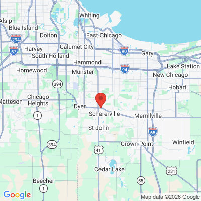 Map to  office in Schererville, IN