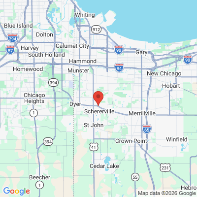 Map to  office in Schererville, IN