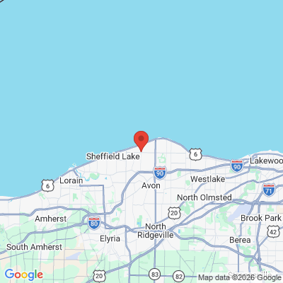 Map to  office in Avon Lake, OH
