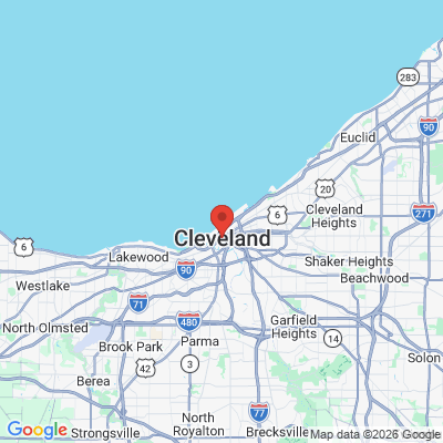 Map to  office in Cleveland, OH
