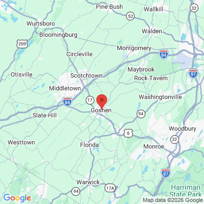 Map to  office in Goshen, NY